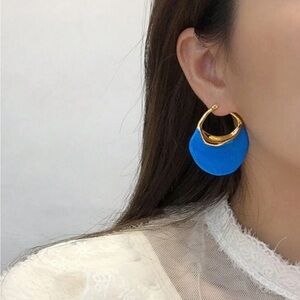 Gold Plated 3D Handbag Earring
